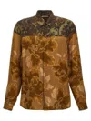 Dries Van Noten Carvies Shirt In All Over Print In Multi