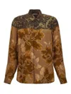 Dries Van Noten Carvies Shirt In All Over Print In Multicolour