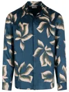 Dries Van Noten Carvies Shirt And Blouse Blue In Blue