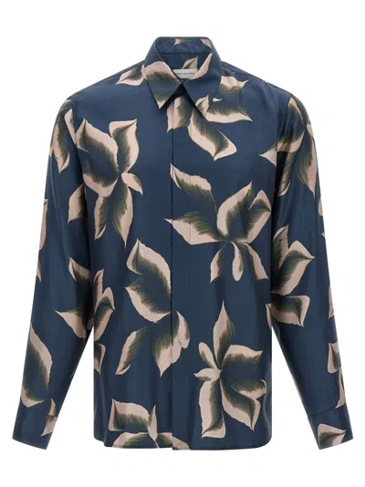 Dries Van Noten Carvies Shirt And Blouse Blue In Navy
