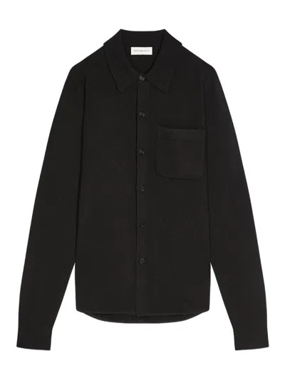 Dries Van Noten Cashmere Shirt In Black