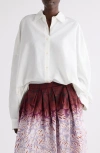 Dries Van Noten Casia Oversize Button-up Shirt