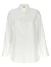 Dries Van Noten Wide White Shirt In Cotton Women