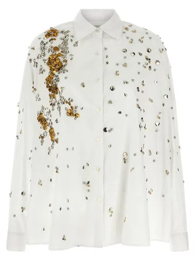 Dries Van Noten Casia Shirt And Blouse White