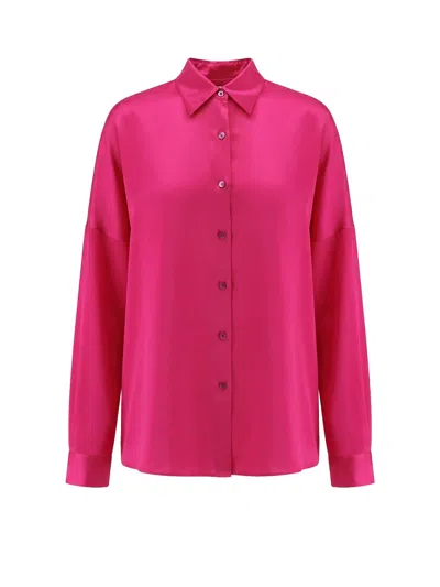 Dries Van Noten Casia Shirt And Blouse Fuchsia In Pink