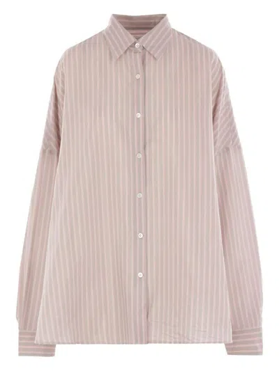 DRIES VAN NOTEN DRIES VAN NOTEN CASIA STRIPED COCOON SHIRT