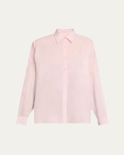Dries Van Noten Casia Striped Oversized Button-down Shirt