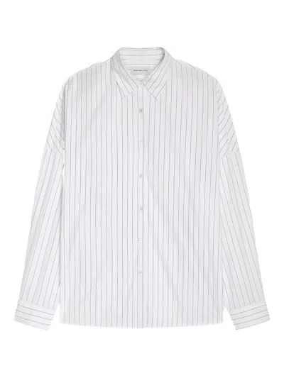 Dries Van Noten Casia Striped Shirt Clothing In White