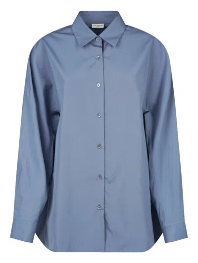Dries Van Noten Casio Shirt Clothing In Blue