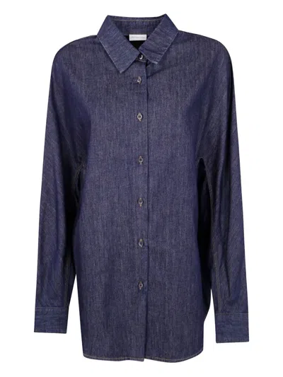 Dries Van Noten Casio Den 2382 Denim Shirt In Blue