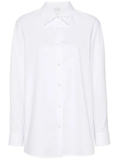 Dries Van Noten Casio Shirts In White