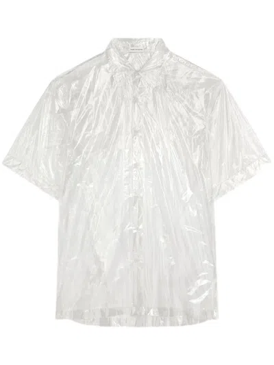 Dries Van Noten Cassidye 1257 M.w.shirt Trans In Beige
