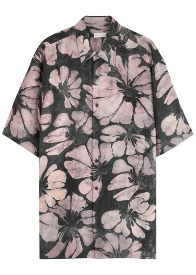 DRIES VAN NOTEN DRIES VAN NOTEN CASSIDYE FLORAL-PRINT SILK SHIRT