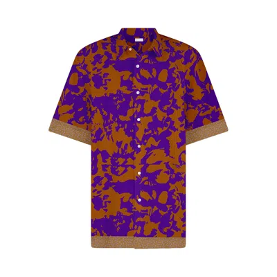 Pre-owned Dries Van Noten Cassidye M.w. Shirt 'orange' | Men's Size Xl