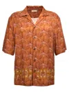 Dries Van Noten 'cassiemb' Geometric Embroidered Shirt In Multicolor