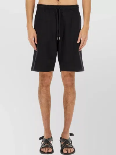 Dries Van Noten Casual Bermuda Shorts Elastic Waistband In Black