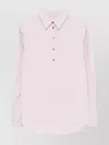 Dries Van Noten Casual Collared Neck Curved Hem Long Sleeves