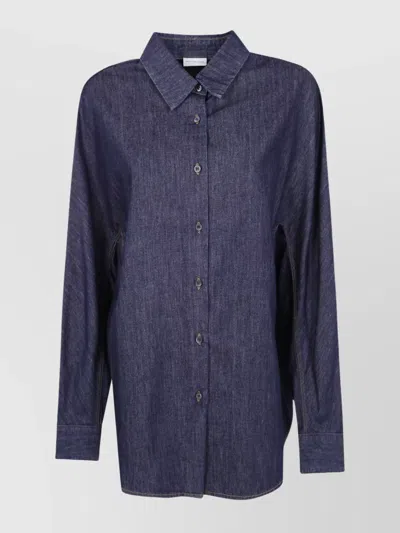 DRIES VAN NOTEN CASUAL DENIM LONG SLEEVE SHIRT