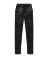 Dries Van Noten Womens Black Two-slip-pockets Straight-leg High-rise Wool-blend Trousers In Black