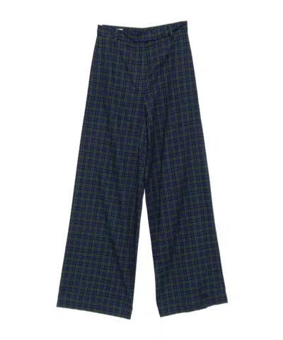 Dries Van Noten Casual Pants With Belt Loops In Blue