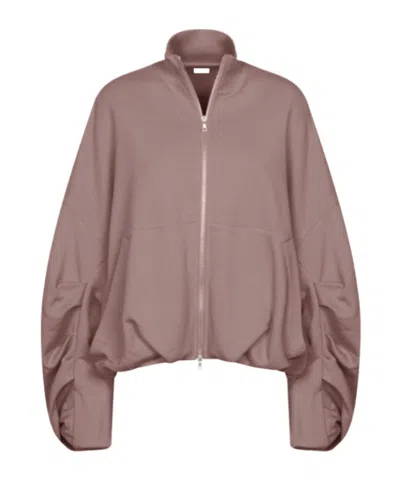 Dries Van Noten Casual Zip-up Jacket In Pink