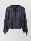 Dries Van Noten Catti Loose Blouse With Gathering Details