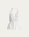 Dries Van Noten Ceana Halter Peplum Top