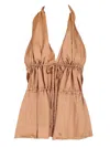 Dries Van Noten Halterneck Top Tops Rose In Pink
