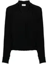 Dries Van Noten Cedal 9067 W. W.shirt In Black