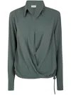 Dries Van Noten Cedal 9155 W.w.shirt In Green