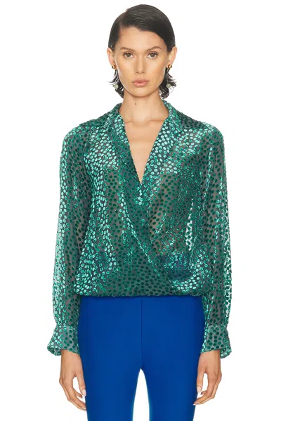 Dries Van Noten Cedal Shirt In Blue