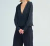 Dries Van Noten Cedal Shirt In Black In Black