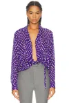 Dries Van Noten Cedal Shirt In Purple