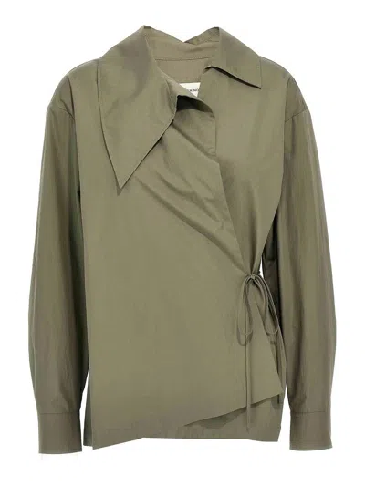 DRIES VAN NOTEN CAMISA - VERDE