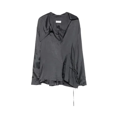 Pre-owned Dries Van Noten Cedo Shirt 'raf' | Green | Women's Size 38