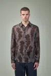 Dries Van Noten Celdon M.w. Shirt In Grey