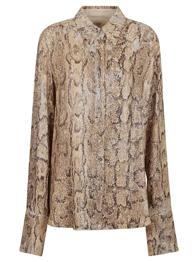 DRIES VAN NOTEN CELINA BIS EMB 1482 W.W.SHIRT