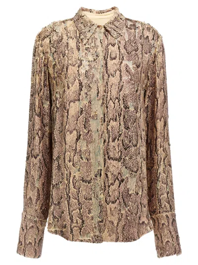 DRIES VAN NOTEN CELINA BIS SHIRT AND BLOUSE PINK