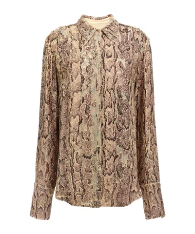 DRIES VAN NOTEN DRIES VAN NOTEN PATTERN-PRINTED BUTTON-UP SHIRT