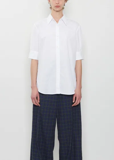 Dries Van Noten Celindo Cotton Shirt In White