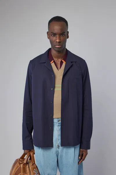 Dries Van Noten Celindo W.w. Shirt In Blue