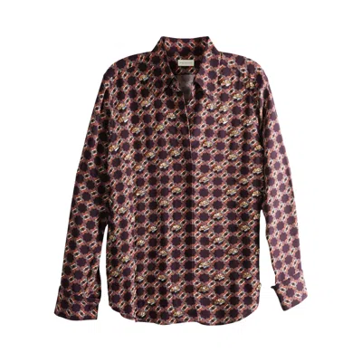 Pre-owned Dries Van Noten Celindra Embellished Shirt 'auber' | Red | Women's Size 38