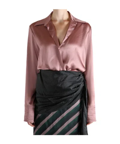 Dries Van Noten Celinta Shirt In Brown