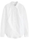Dries Van Noten Casio Cotton Poplin Button-up Shirt In White