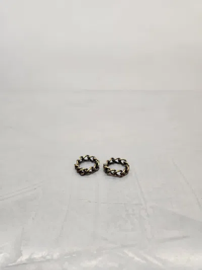 Dries Van Noten Chain Ring In Black