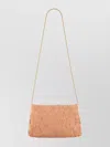 Dries Van Noten Chain Strap Textured Shoulder Bag Design