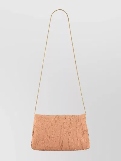 Dries Van Noten Chain Strap Textured Shoulder Bag Design