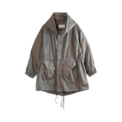 Pre-owned Dries Van Noten Changeant Overdye Jacket 'sky' | Blue | Men's Size M