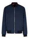 Dries Van Noten Volker Navy Viscose Blend Jacket In Dark Blue