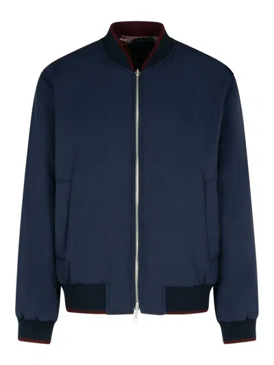 Dries Van Noten Volker Navy Viscose Blend Jacket In Dark Blue